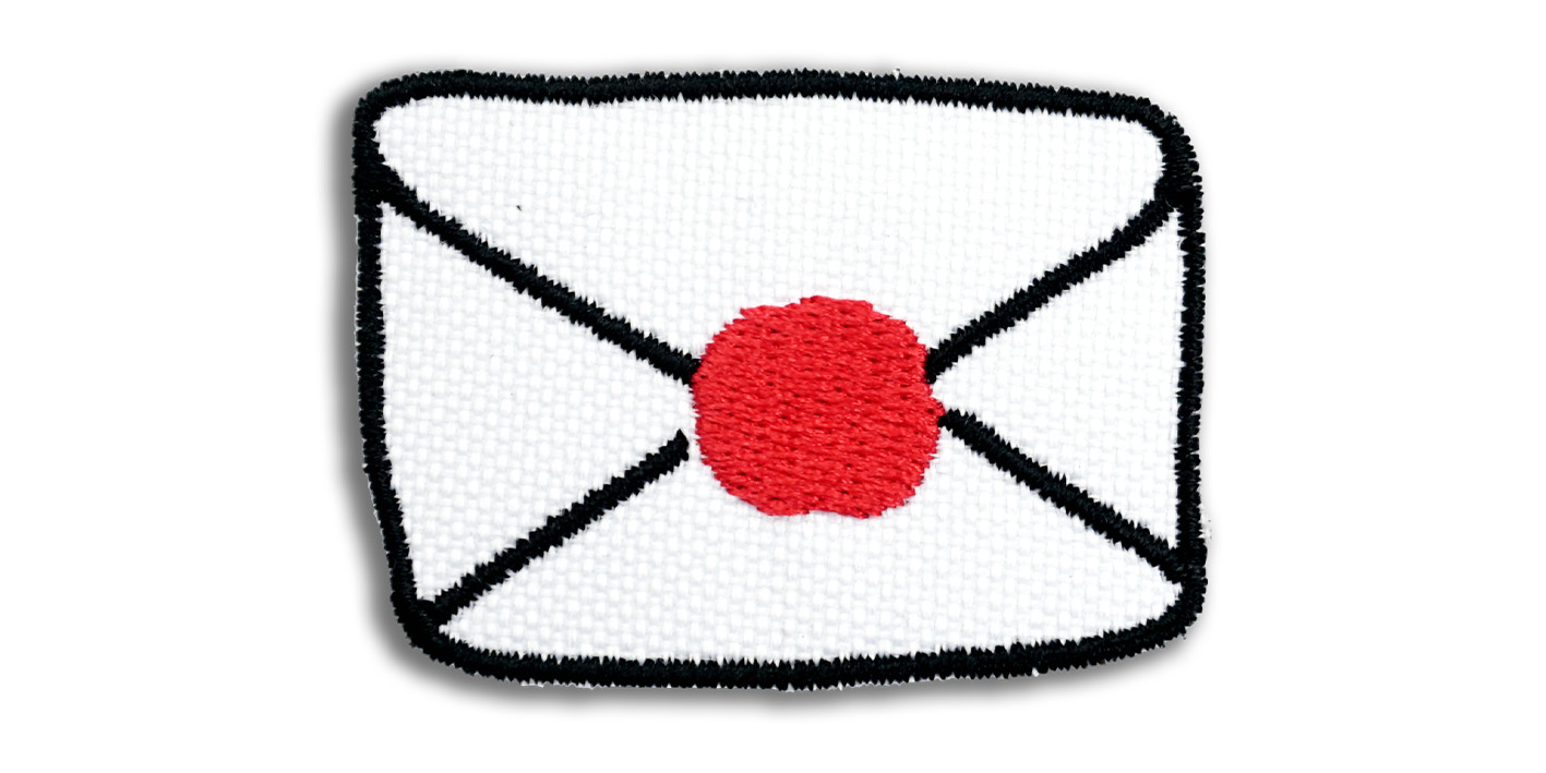 naszywka naprasowanka magiczne przedmioty list